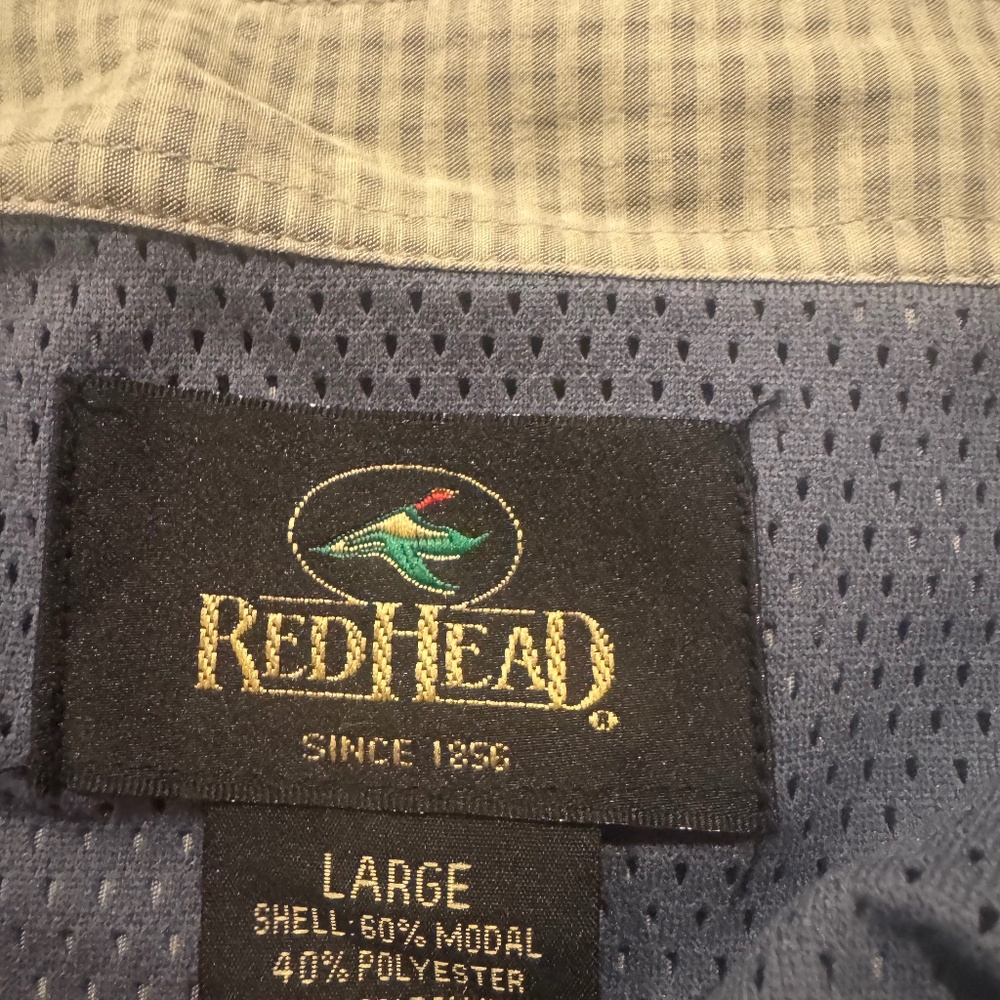 RedHead, Large, Olive Check Print